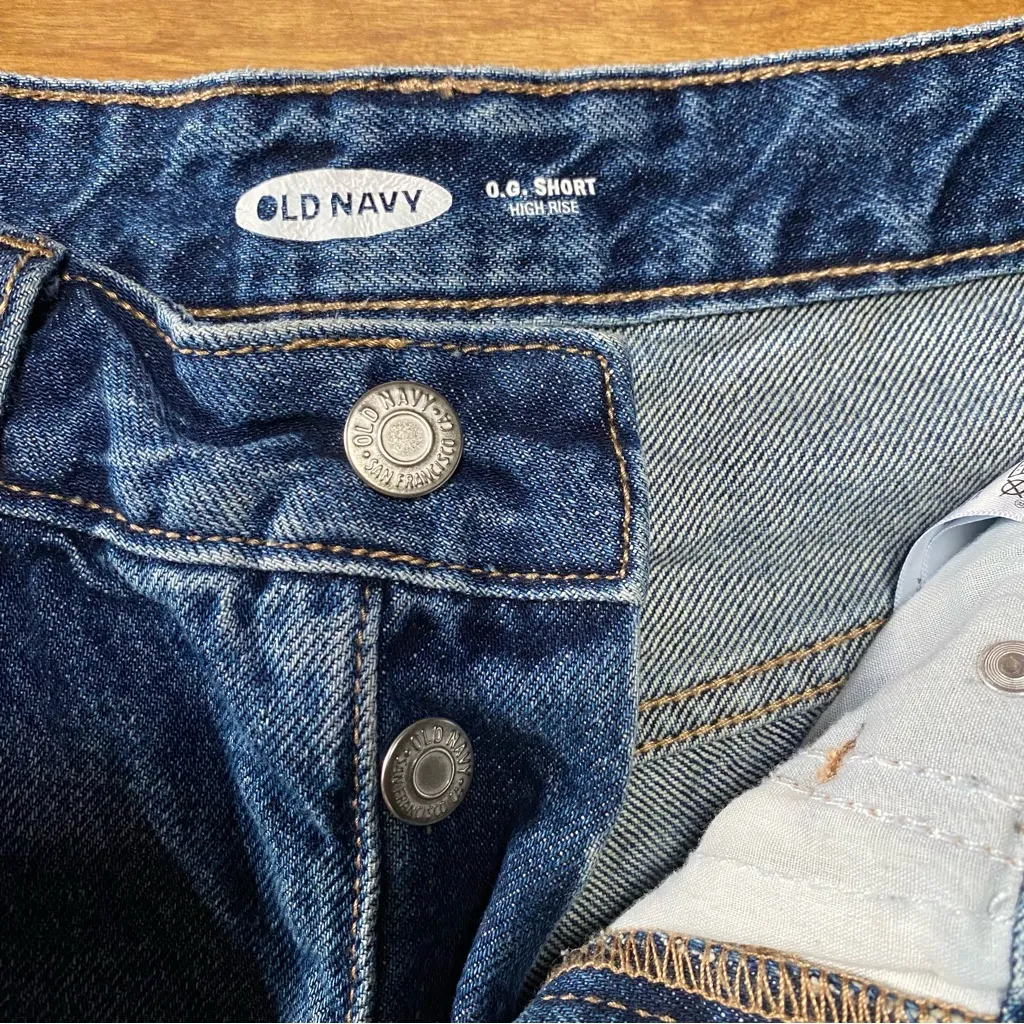 Old Navy O.G. High Rise Denim Shorts. 8 - Image 2