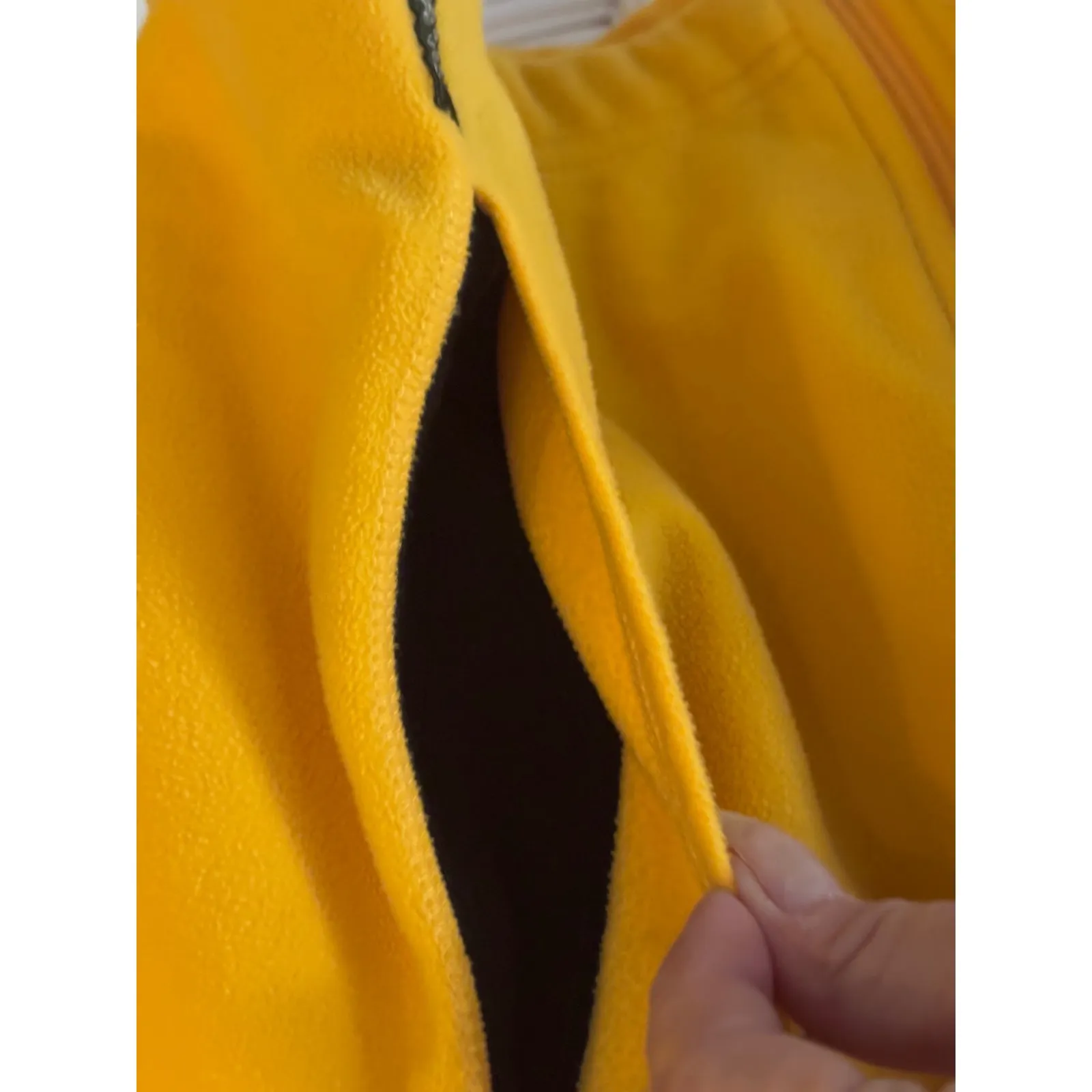 Eddie Bauer Women's Yellow Fleece Full Zip Jacket Outdoor Activewear Small‎ - Image 4