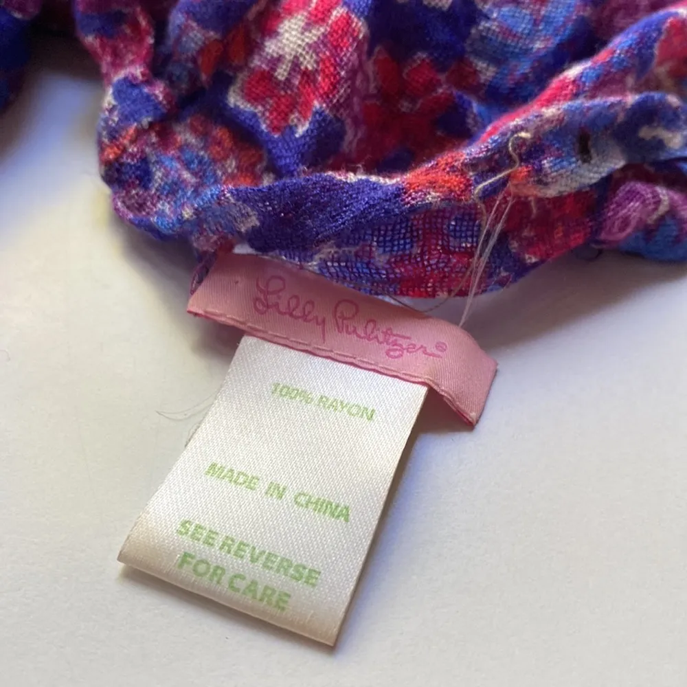 Lilly Pulitzer Infinity‎ Scarf Floral Rayon Light Scarf - Image 3