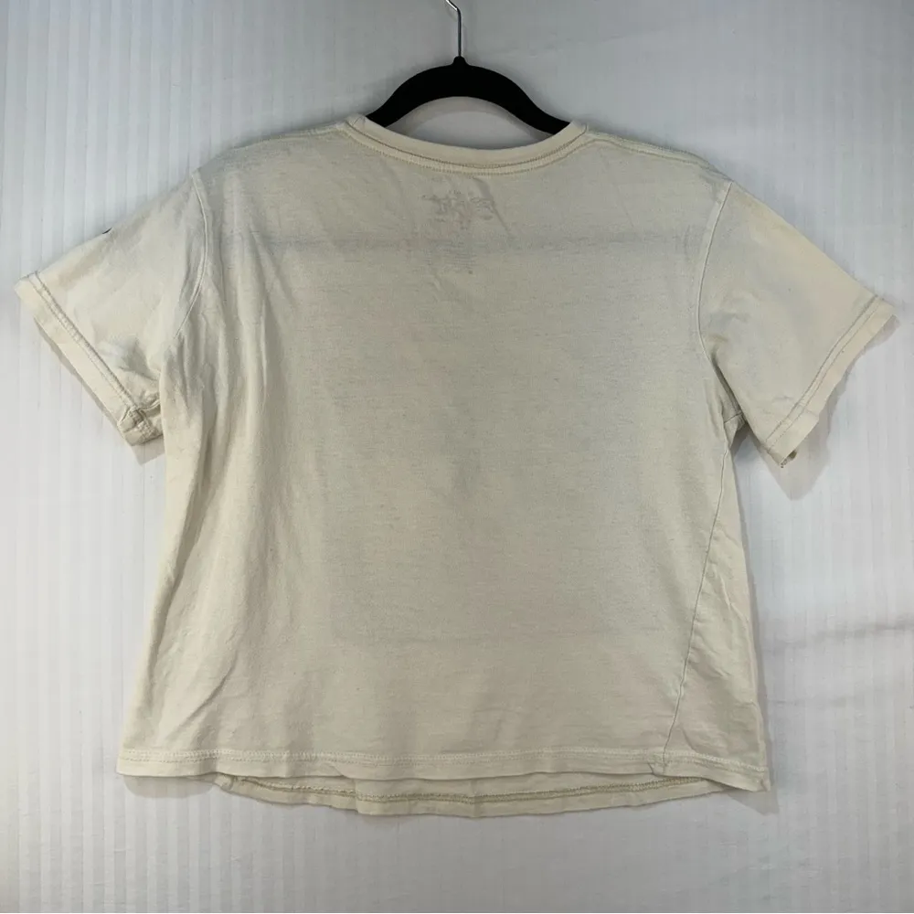 Eighty Eight White “Cali Republic” Star Bear Graphic Tee Shirt Size 14 Medium - Image 3