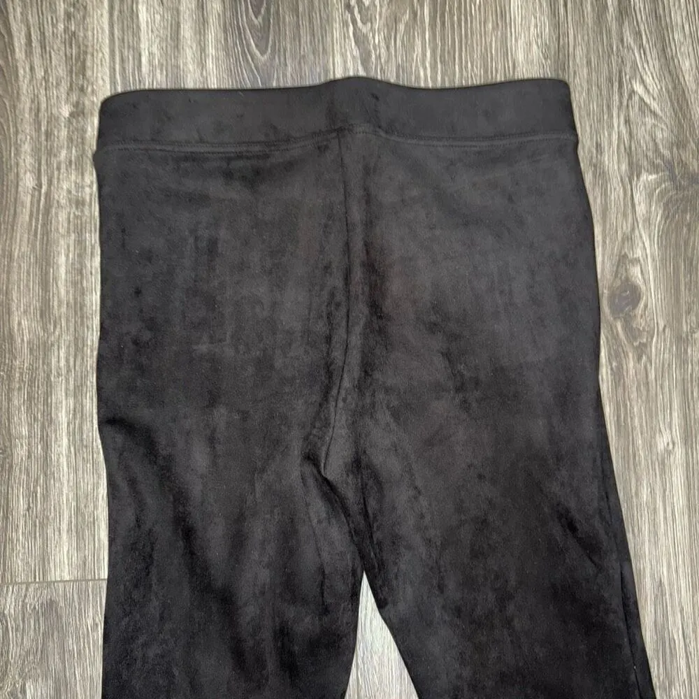 Andrew Marc Womens Lightweight Faux Suede Pull on Pant - Image 3