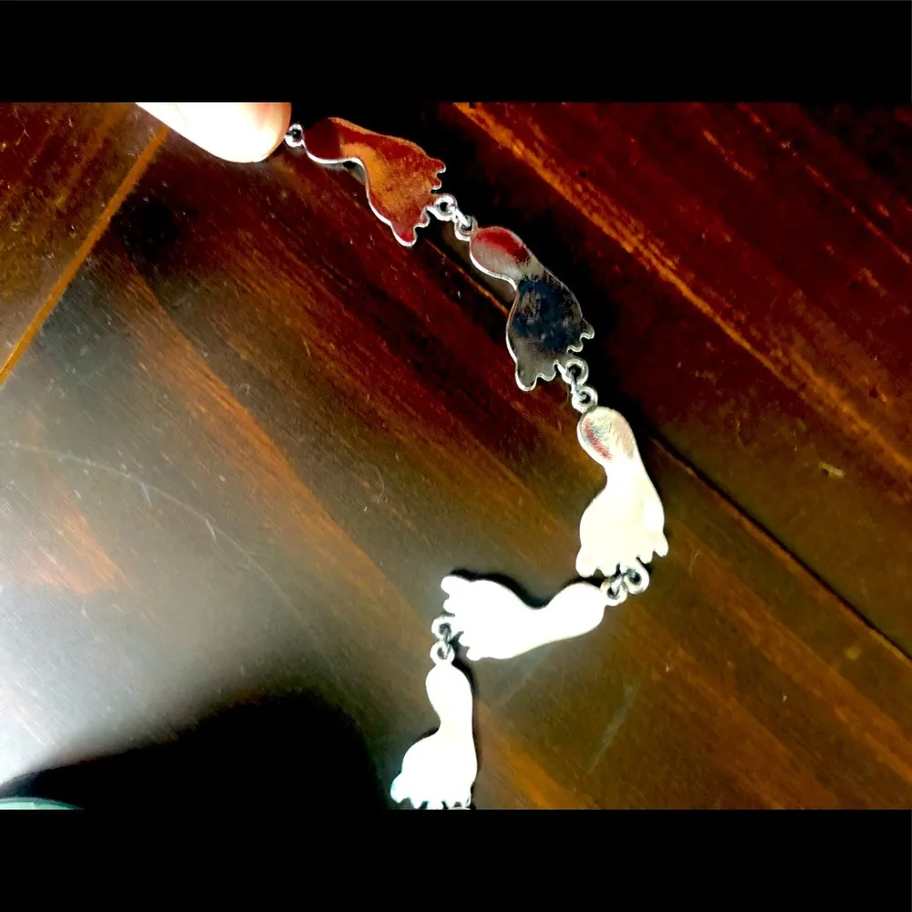 gorgeous turquoise silver bracelet - Image 9