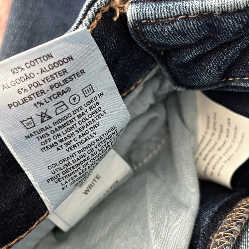 DL1961 Florence Ankle Mid Rise Instasculpt Skinny Jeans in Write Wash | 26 - Image 9