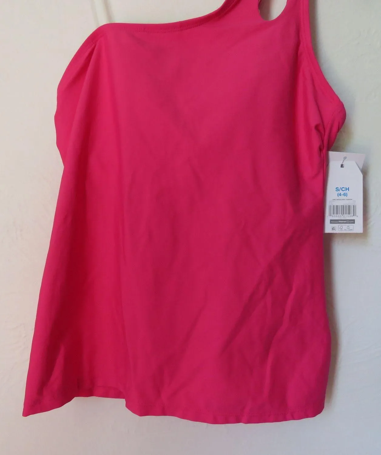 Time and Tru Women's Cutout One Shoulder Tankini Top Swimsuit - Image 6