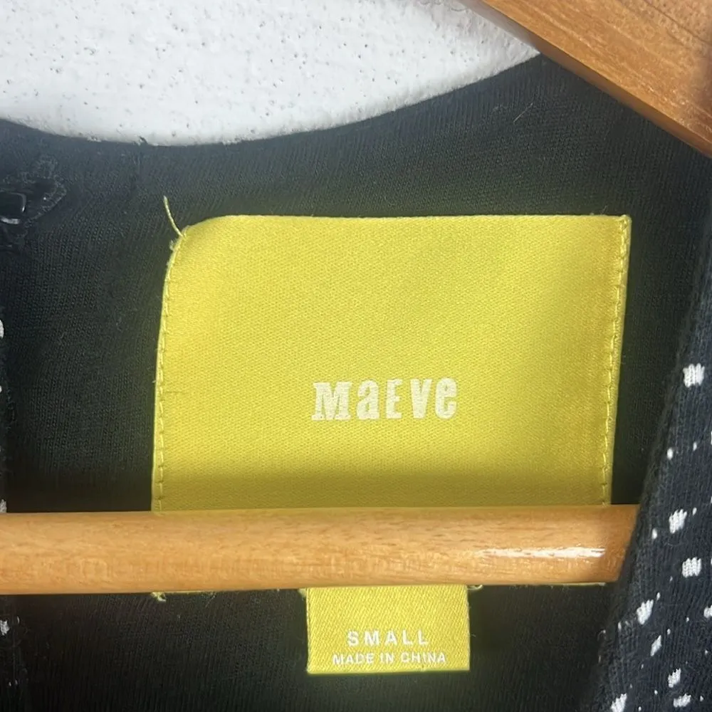 Anthropologie Maeve polka dot short sleeve mini dress - Image 3