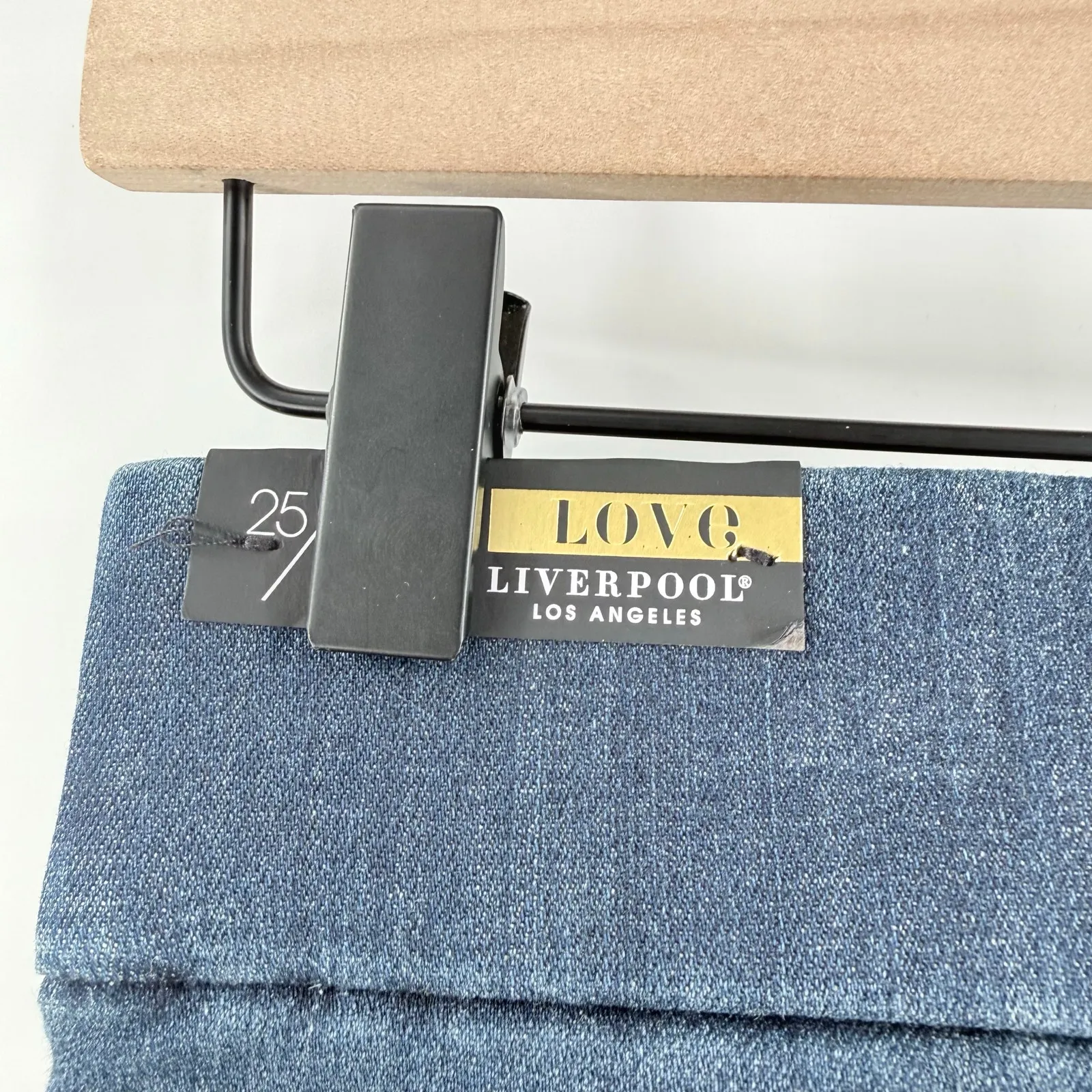 Liverpool Jeans Size 25/0 NWT The Slim Denim Slim Pull On Stretch Griffith Dark - Image 6