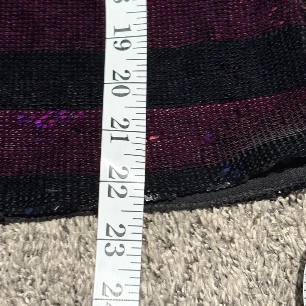 Alice + Olivia Pink Sequince Short Sleeve Pink Party Festival Blouse Size Xs NWT - Image 16