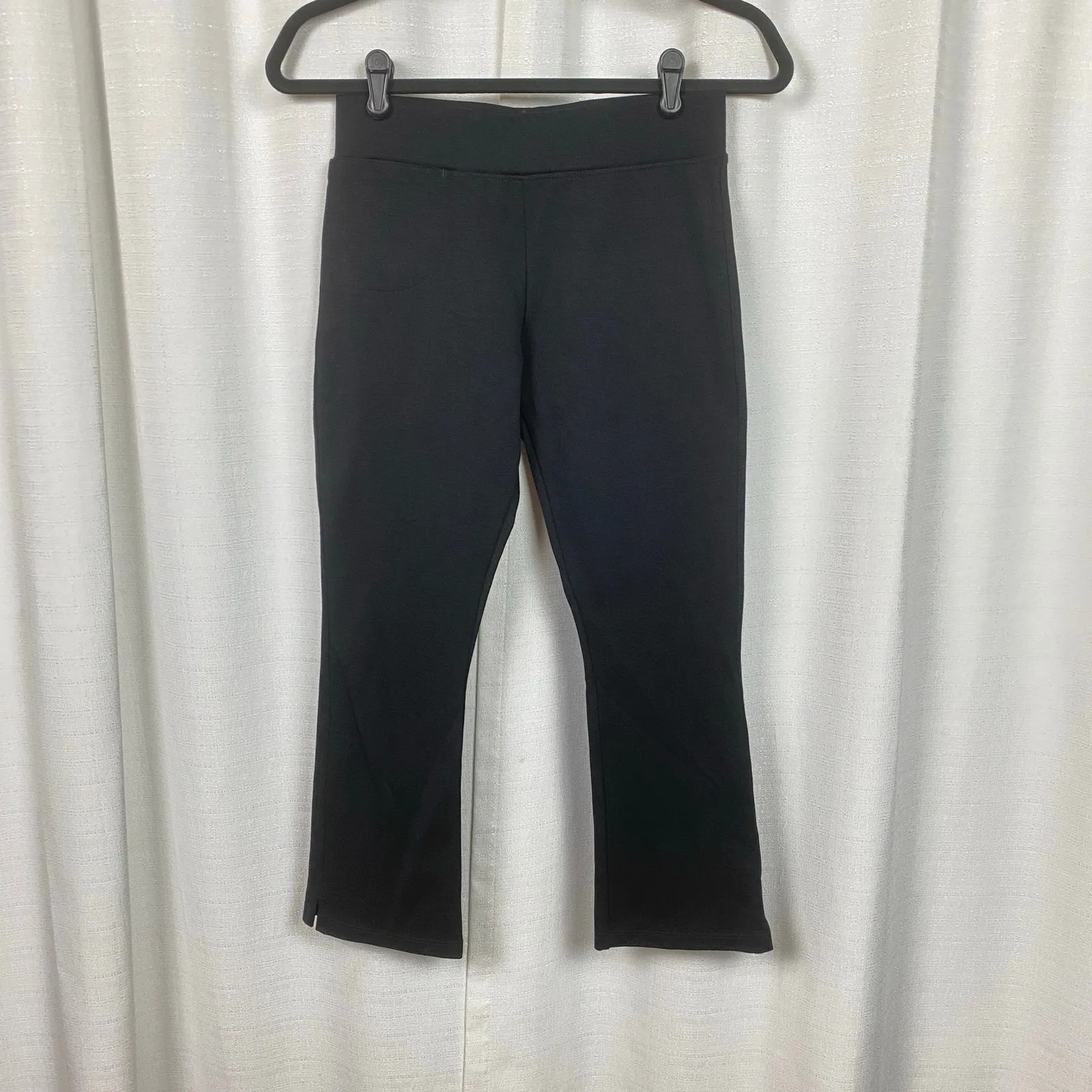 American Giant Black Ponte Knit Kick Flare Pants Sz.4 - Image 5