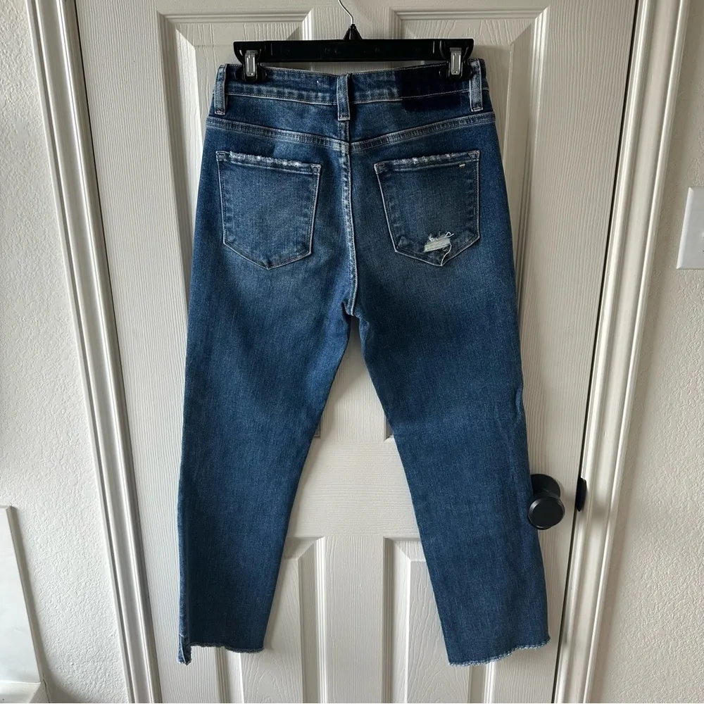 Mica LOS ANGELES distressed Straight Leg jeans 27 Blue - Image 4