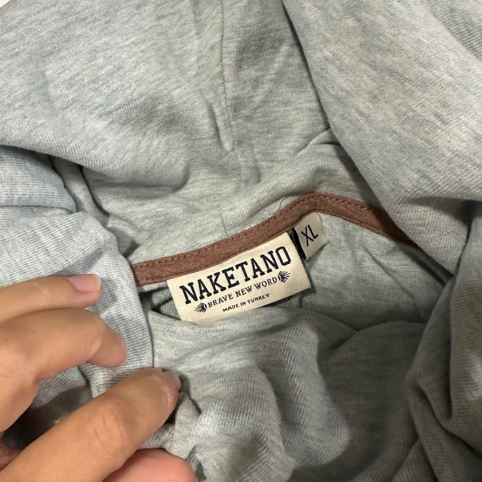 Naketano blue Kurzer Schniedelwutz IV sweatshirt sweater XL women's - Image 4