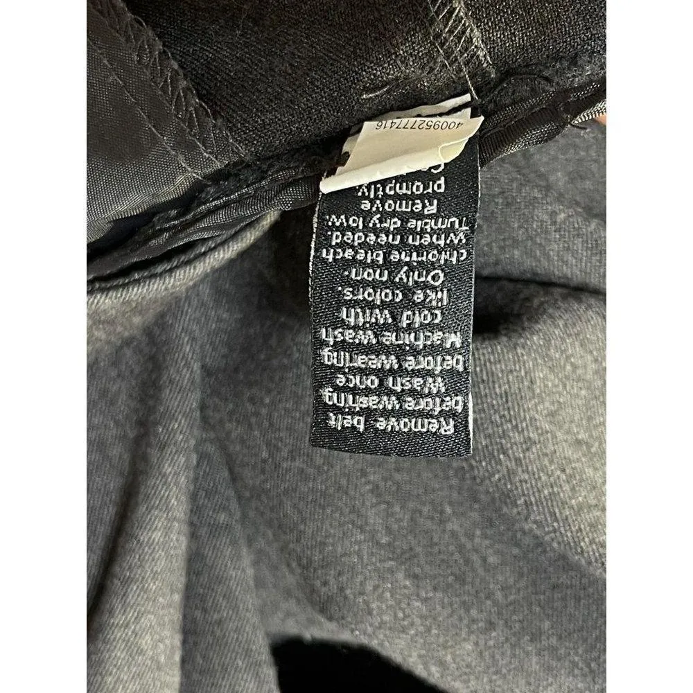 Apt. 9 Women's Curvy Fit Dress Pants Slacks Straight Charcoal Grey Size 8 - Image 7