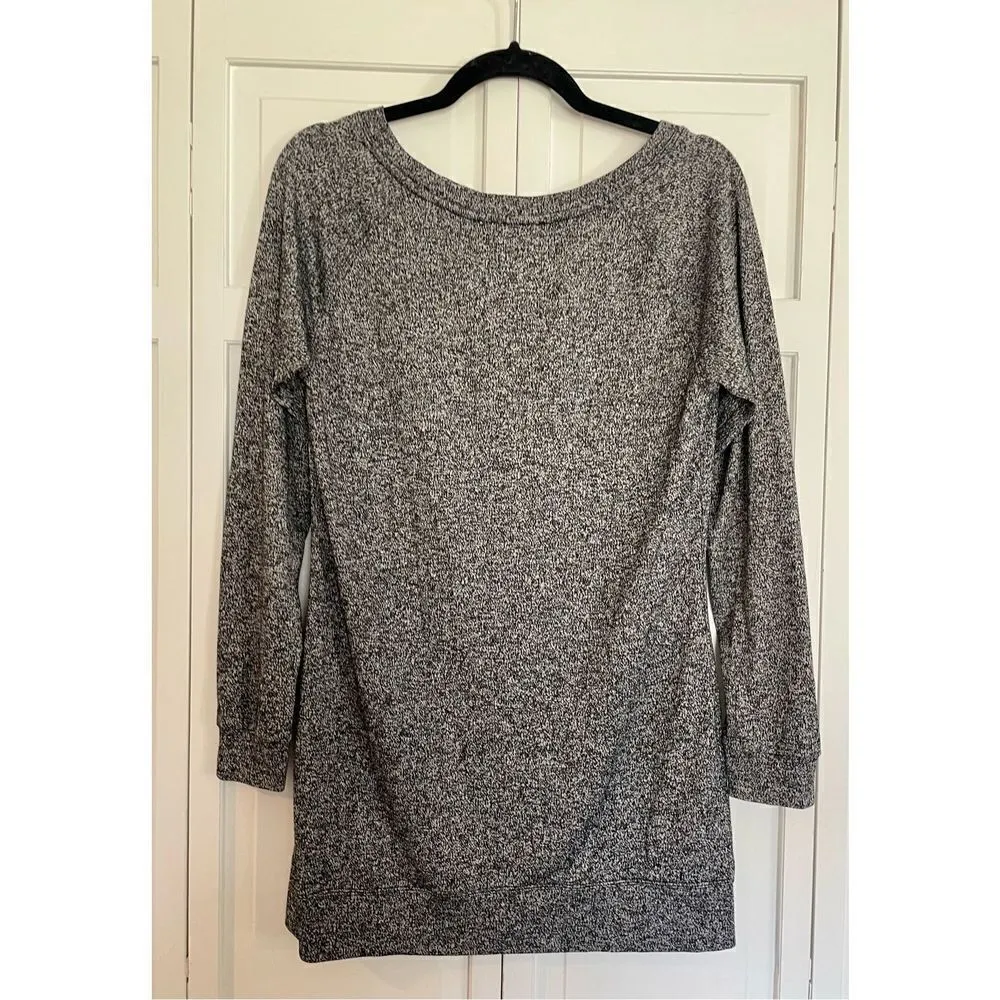 Athleta grey heathered tunic length top size small - Image 5