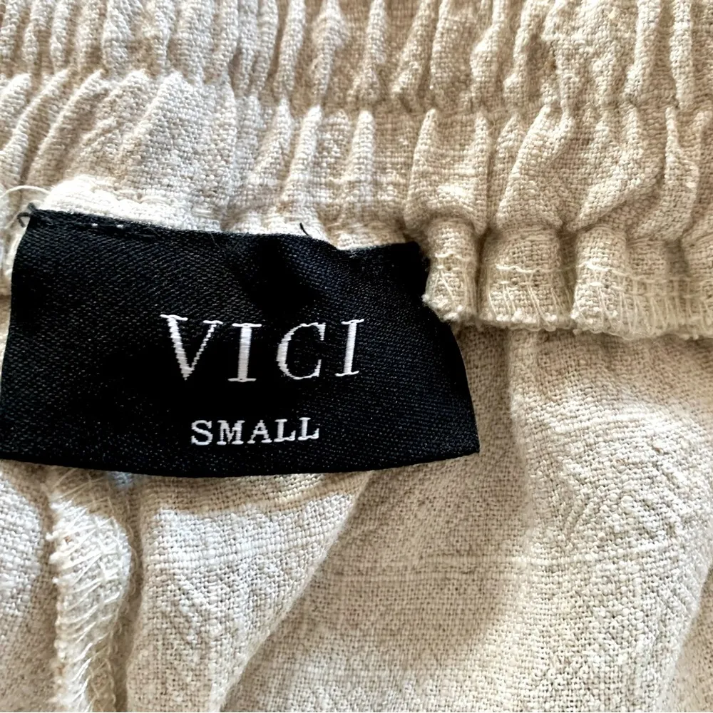 VICI Ecru Tassel Shorts - Image 4