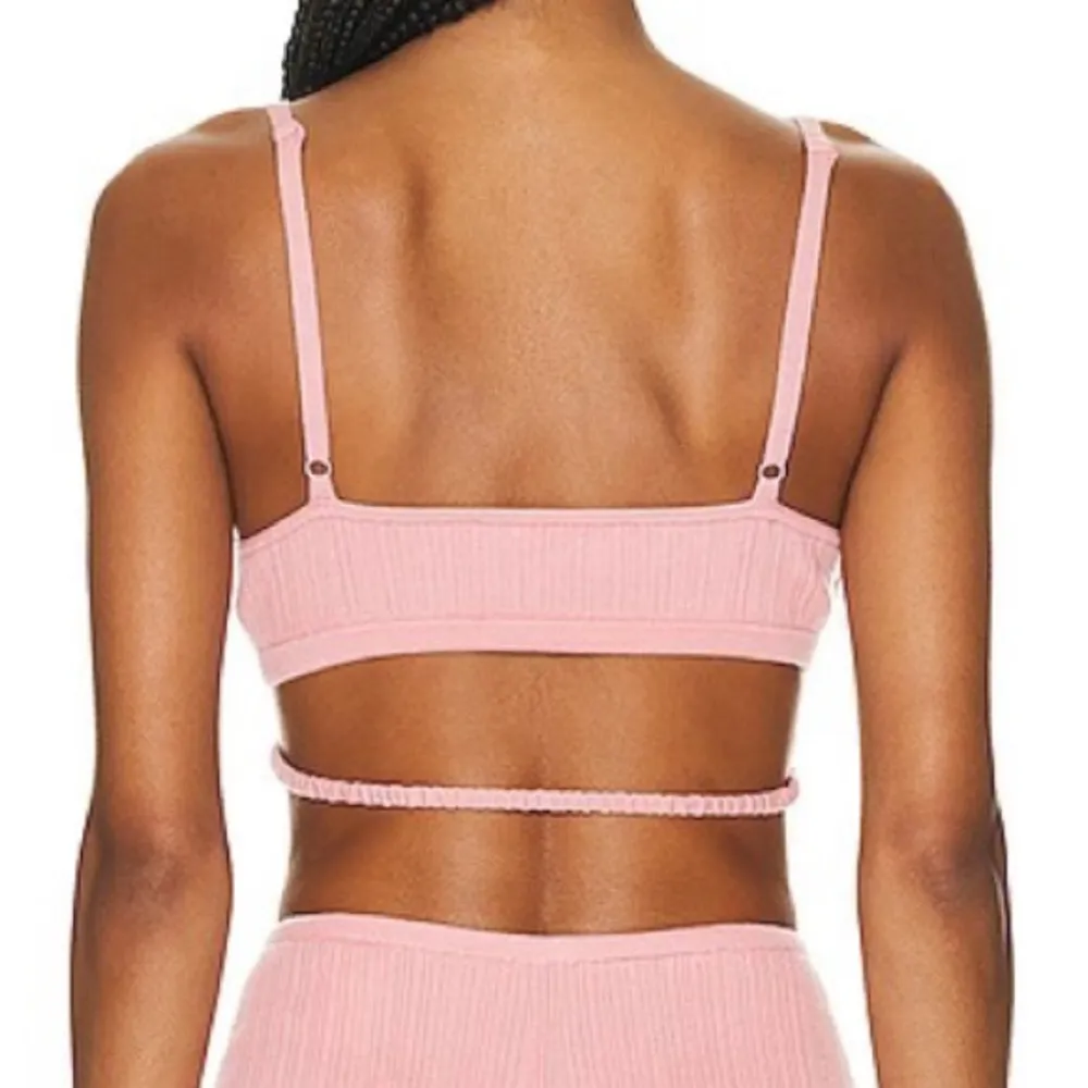 Guest In Residence Rib Bra in Blush. Size Small. NWT - Image 2