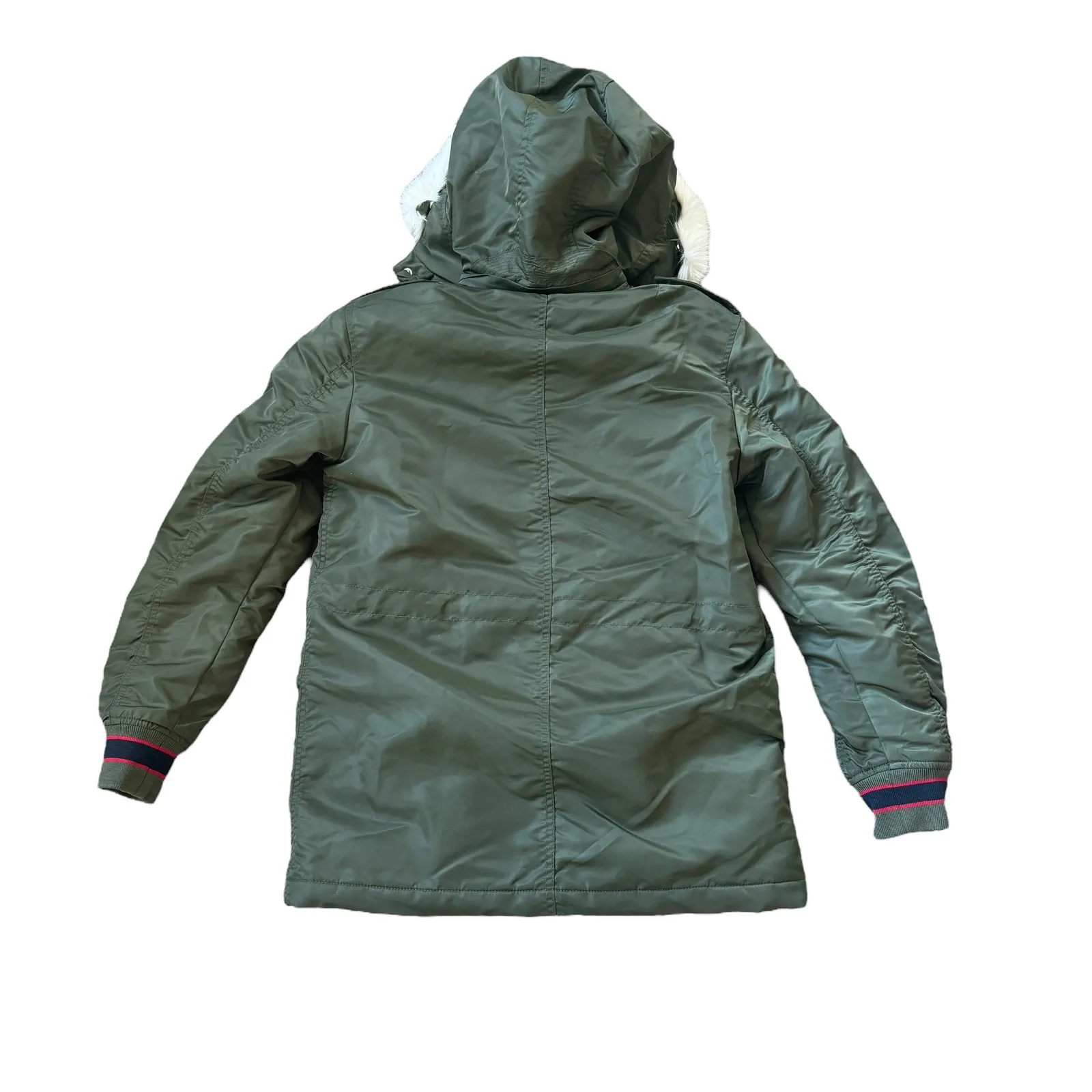 Sandro Green Hooded Parka - Image 4