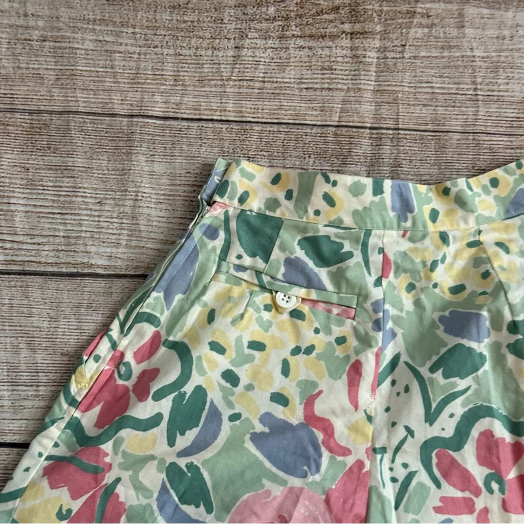 Vintage Laura Ashley Size 6 Floral 100% Cotton Shorts - Image 15