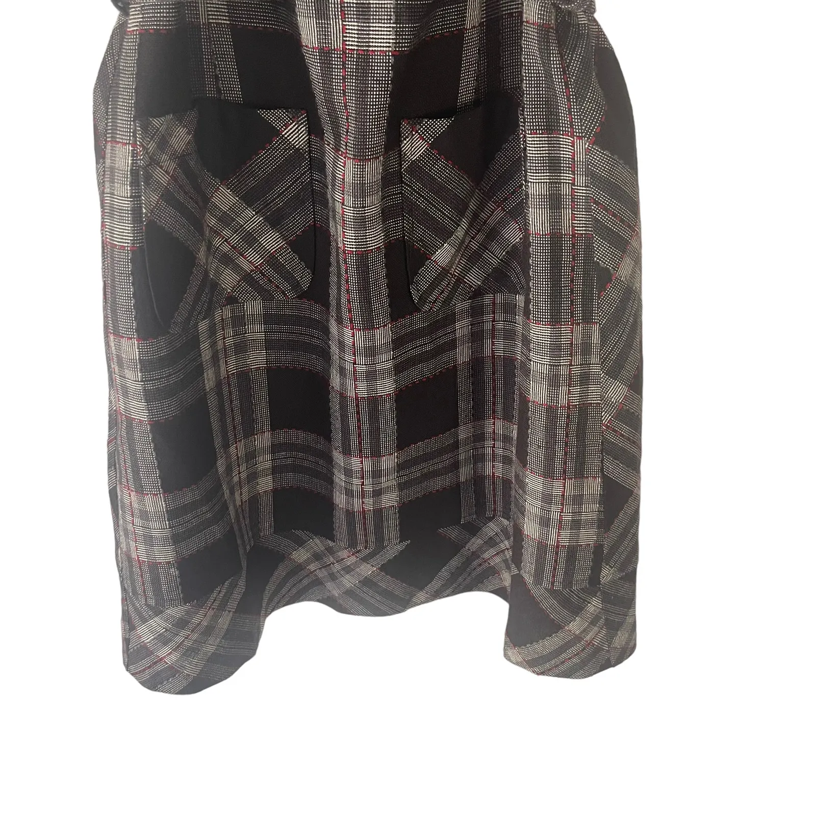 Bandolino Y2k  Women's Size Medium 8 Plaid Academia Knee Length Dress‎ - Image 3