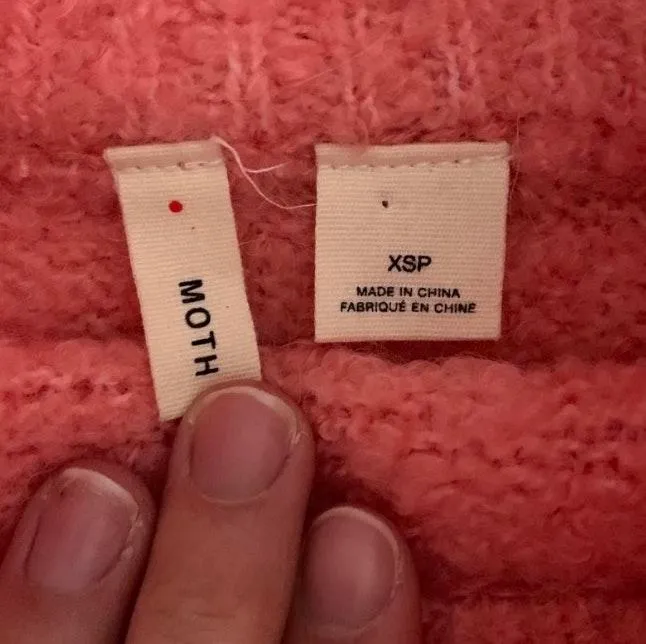 moth coral sweater - Image 6