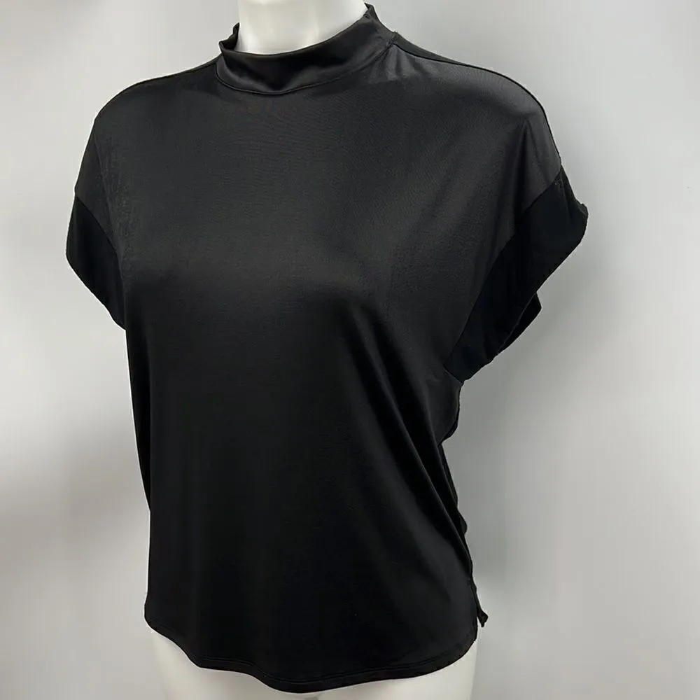 Express relaxed cap sleeve shimmer t shirt - Image 2