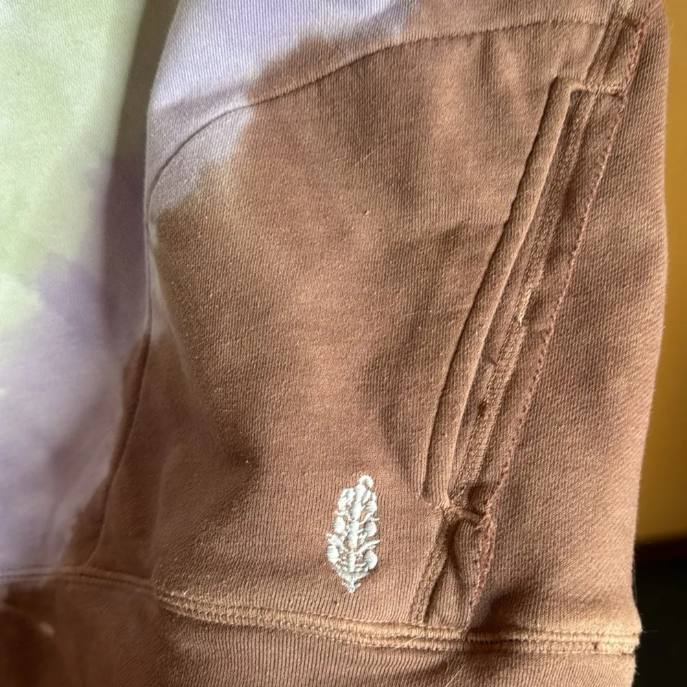 Free People Movement Ombre Metti Crew Sweatshirt Size Small Oversized Blue - Image 8