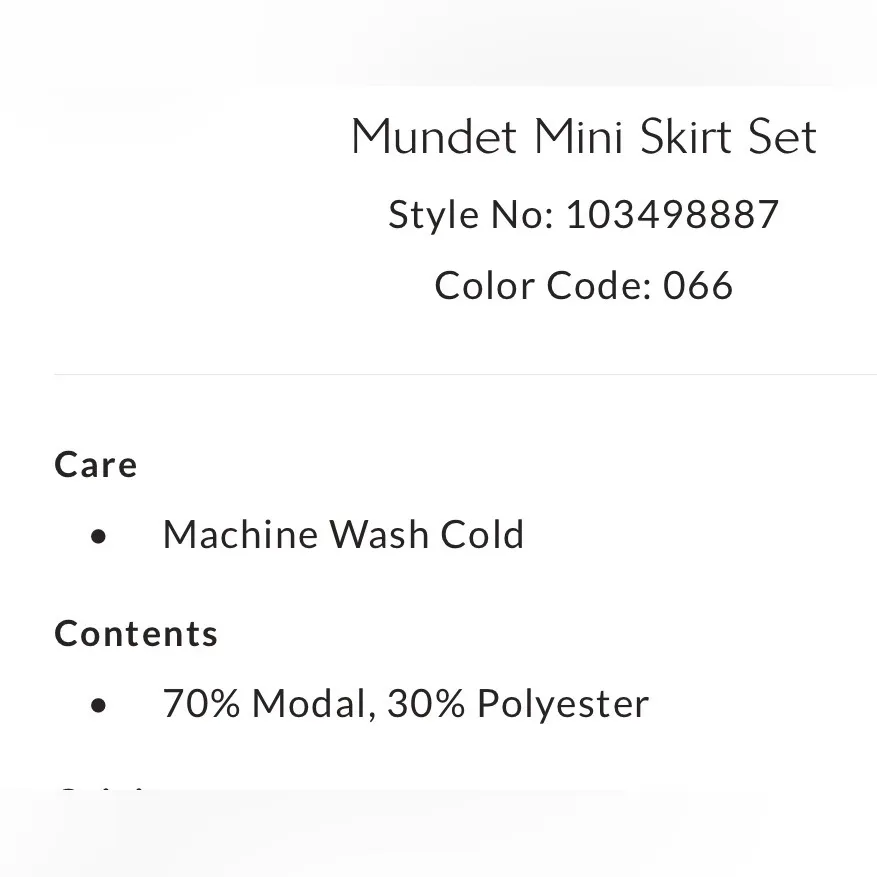 Free people mundet mini skirt set tan (smooth stone) with black lace trim L - Image 3