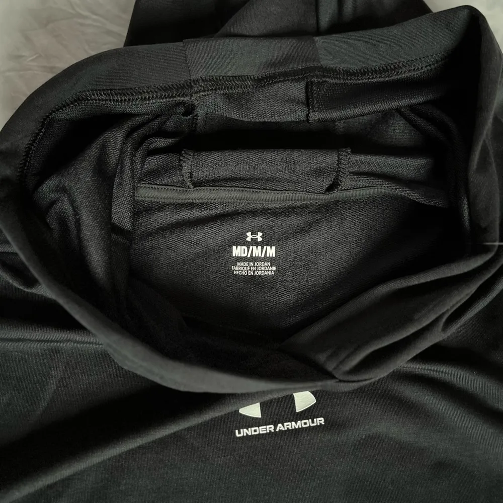 Under Armour Women's Standard Rival Terry Short Sleeve Hoodie, (001 Black Medium - Image 9