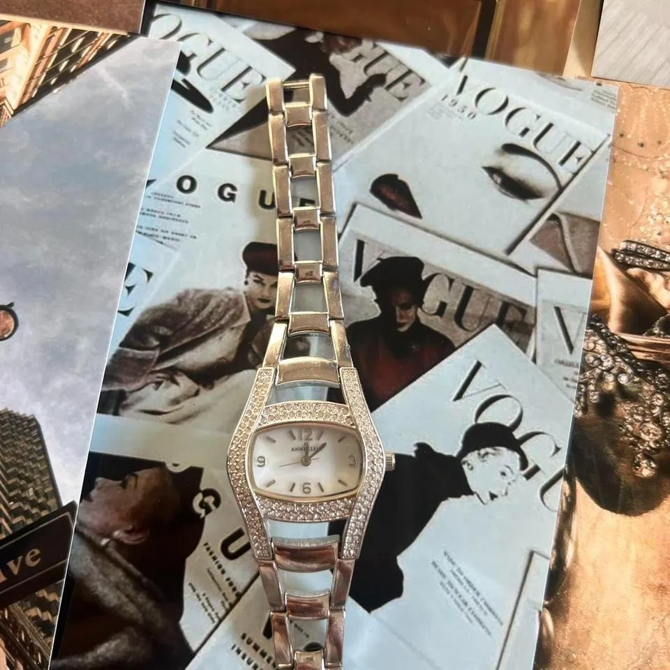 Anne Klein SILVER TONE AK  WATCH - Image 5