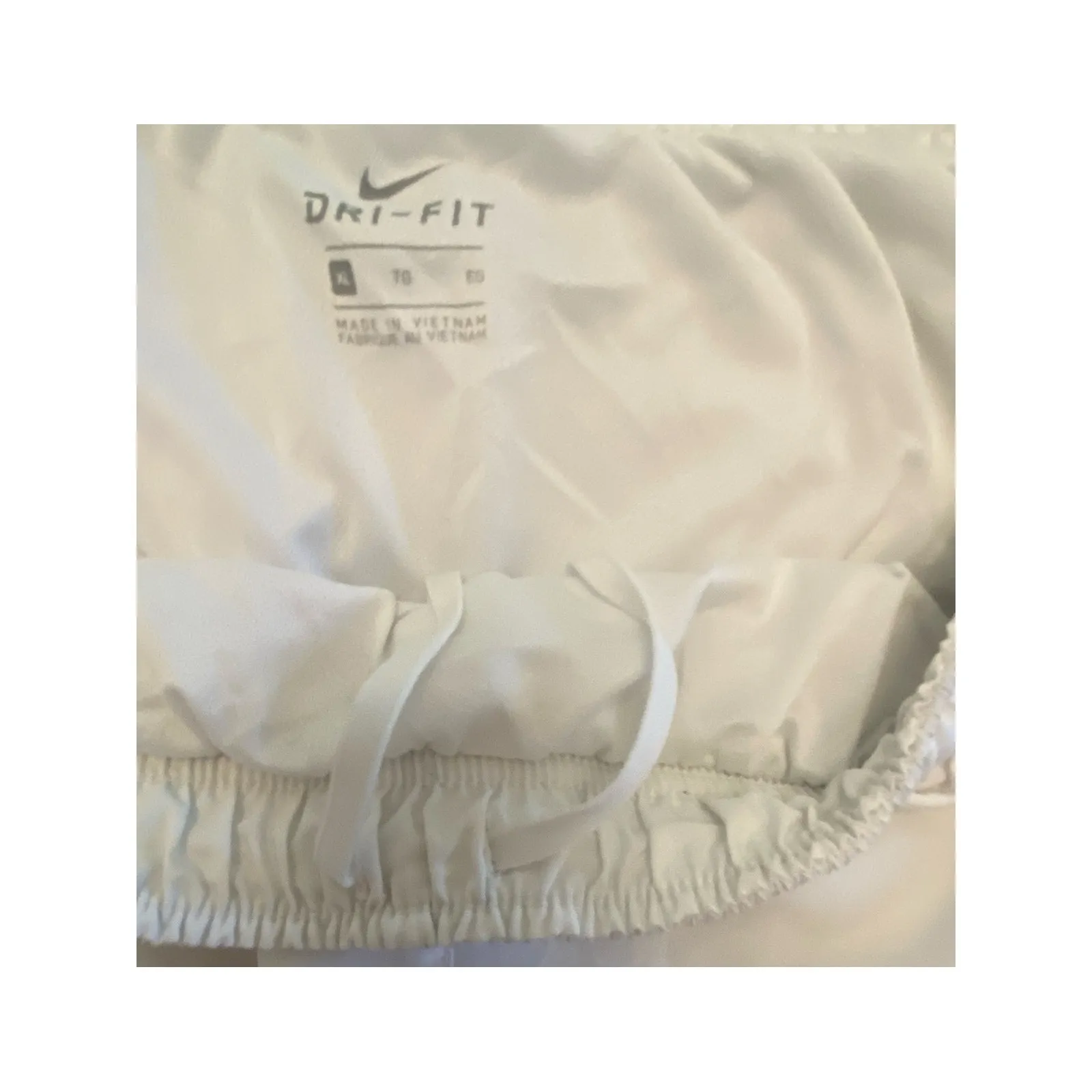 Nike Dri-FIT White Running Shorts Built-In Liner Women’s XL Training Gym Workout - Image 5