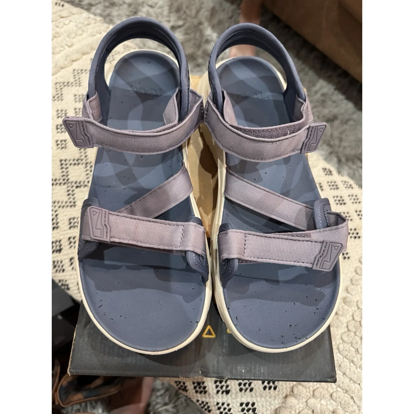 Teva Women's Zymic Sport Hiking‎ Sandals 1124039 Size 11 Blue Flake - Image 2