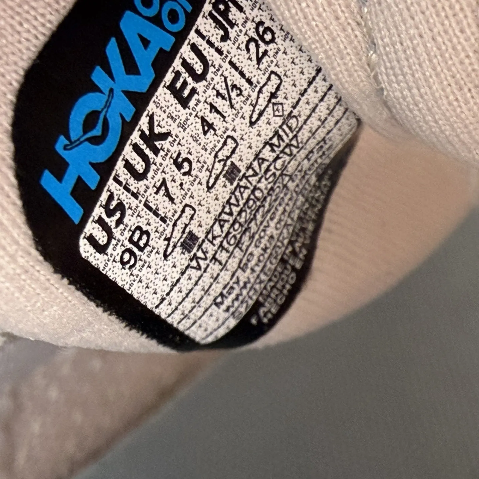 Hoka One One Kawana Mid 1169290-SCW Stucco White Sneaker Women's Size 9 - Image 9