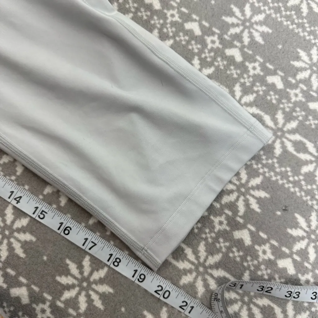 Girlfriend Collective Light Gray Cropped Workout Leggings Activewear XX-Large - Image 8