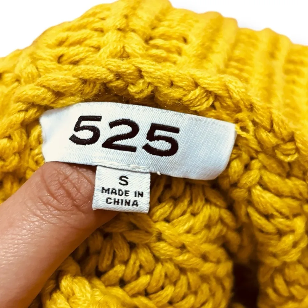 525 America x Revolve Wide Sleeve Turtleneck Sweater – Cosmic Green – Size Small - Image 9