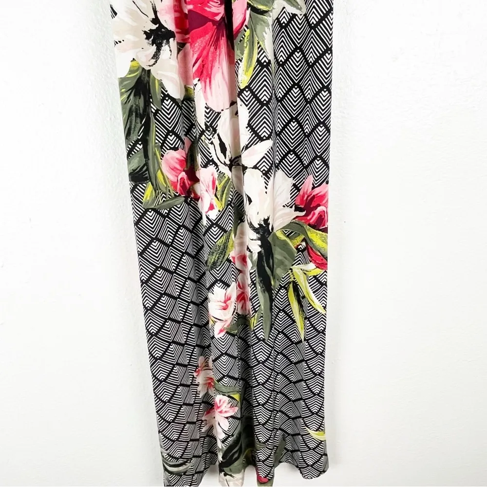WHITE HOUSE BLACK MARKET Floral Sleeveless Maxi Dress, Size XXS - Image 6