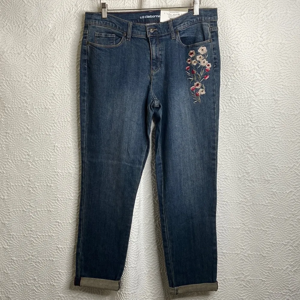 Liz Claiborne Women’s Boyfriend Skinny Denim Jeans Size 10 NWT RN19747 - Image 17