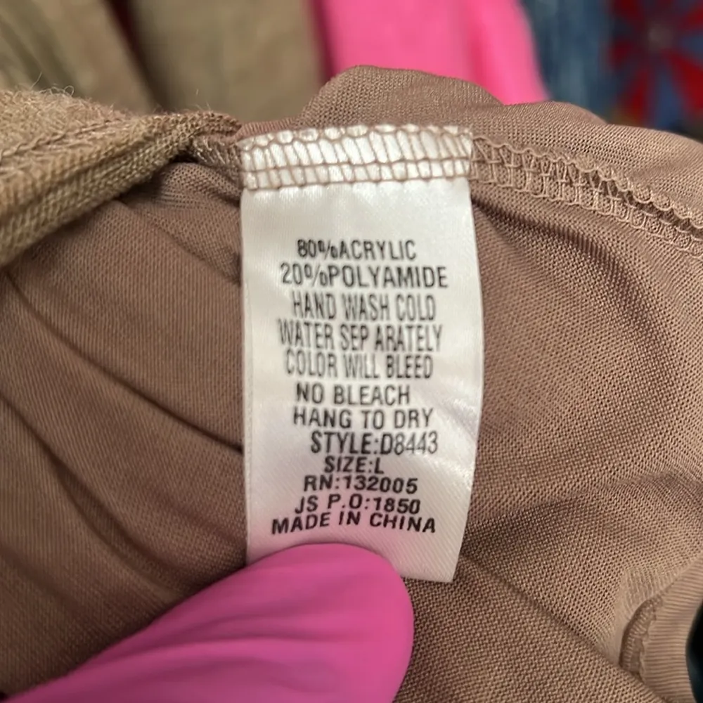 Entro Embroidered Flare Bell Sleeve Boho Dress Size L Festival Hippie Fairy FLAW - Image 9