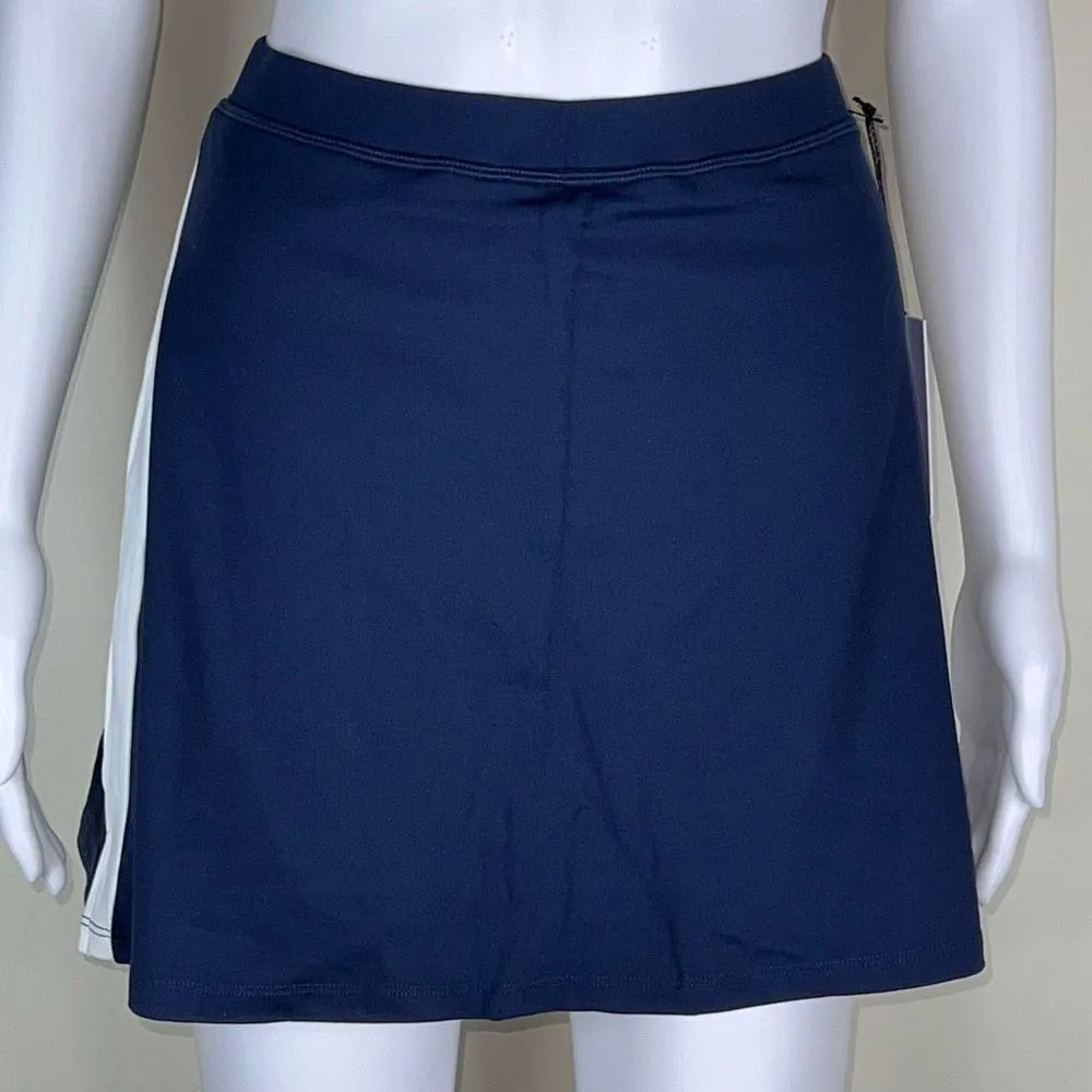 WeWoreWhat‎ Solid Active Skort in St Blue / Optic White - Image 2