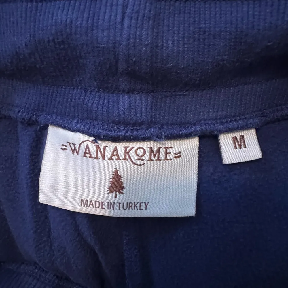 WANAKOME navy blue cargo sweatpants size M - Image 4