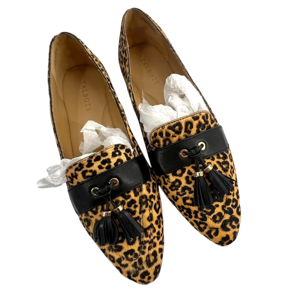 Talbots Francesca Leopard Driving Flats with tassel sz 8,5 - Image 2