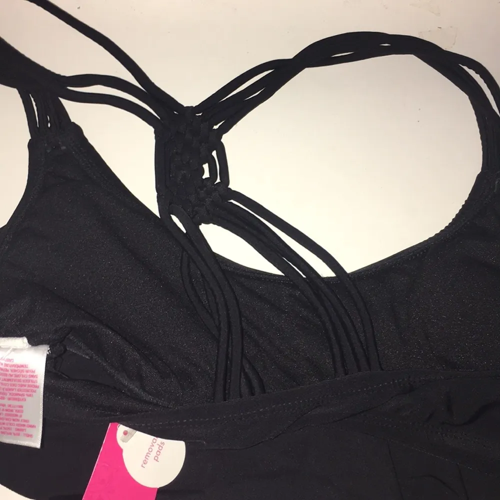 Target black bathing suit top with cool back - Image 3