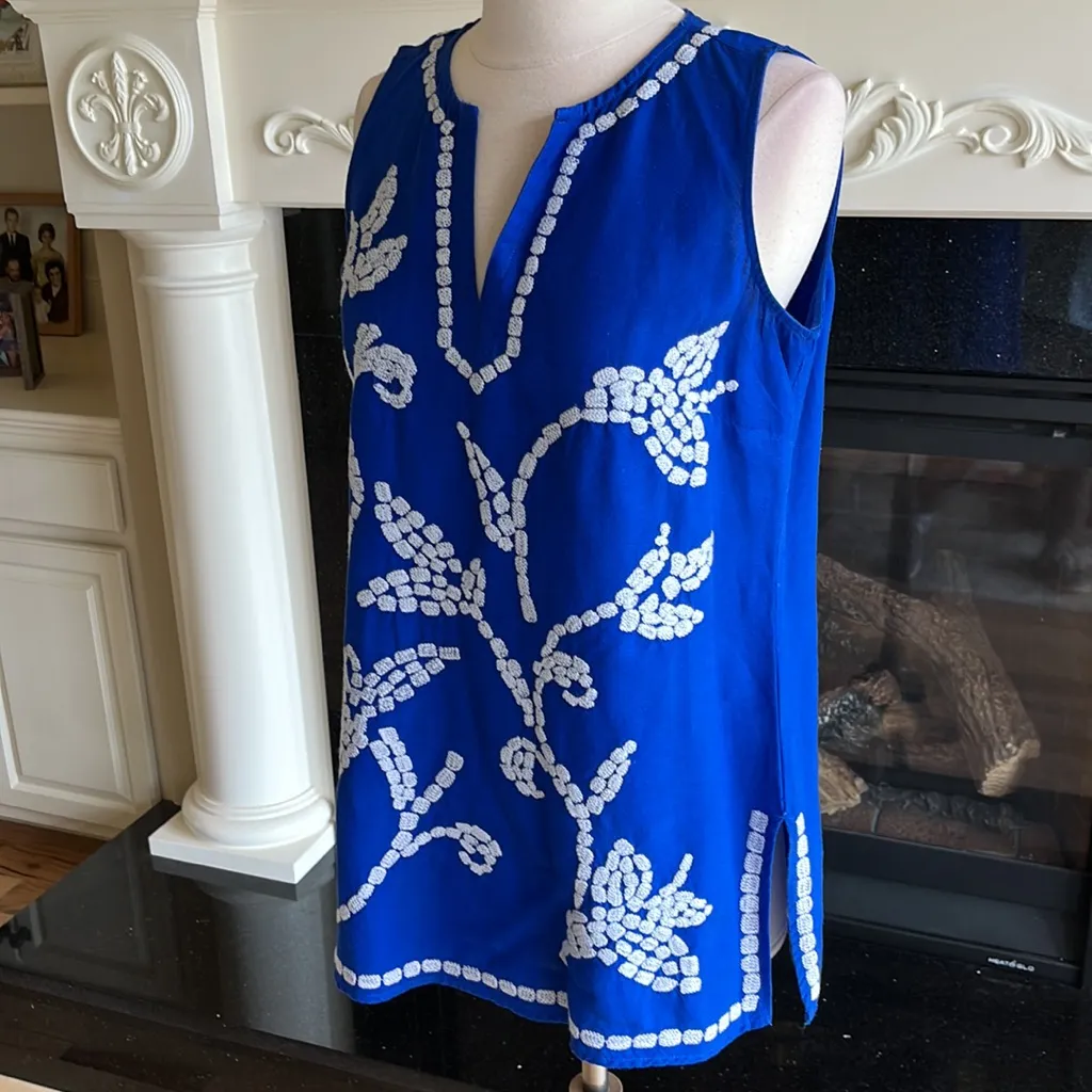 Linen Embroidered Tunic - Image 6