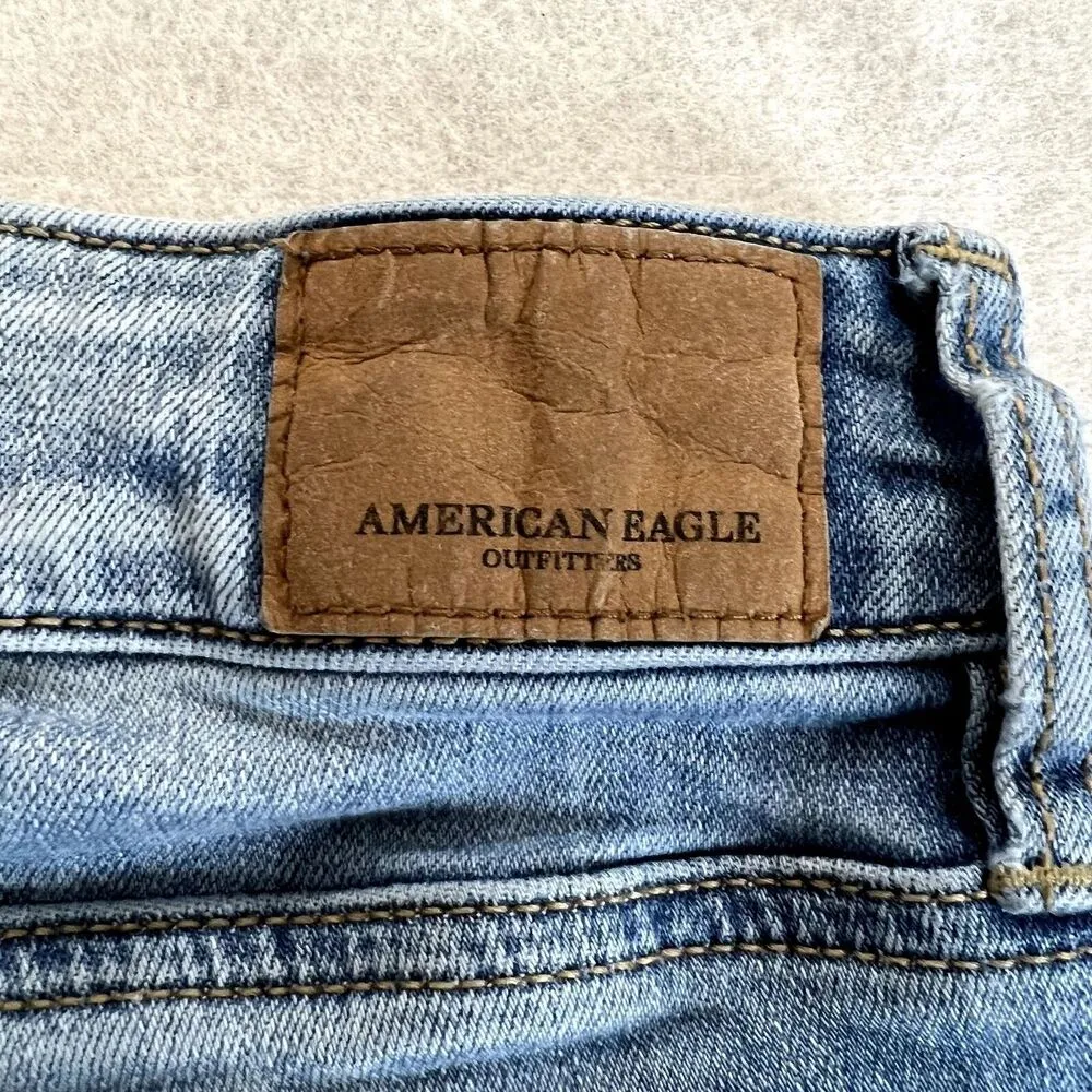 American Eagle Distressed Denim Jeggings - Image 5
