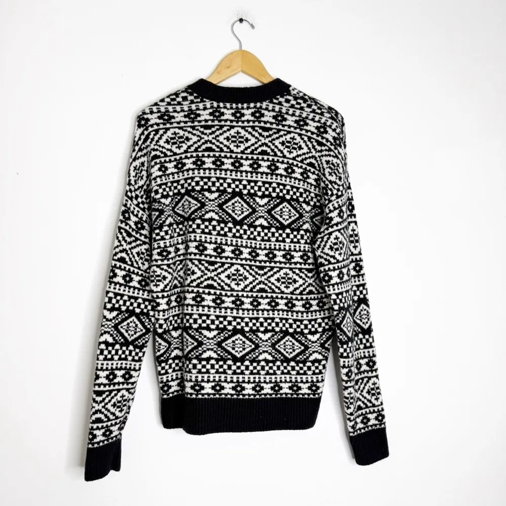 Abercrombie & Fitch Oversized Fair Isle Knit Sweater – Women’s Size Small - Image 3