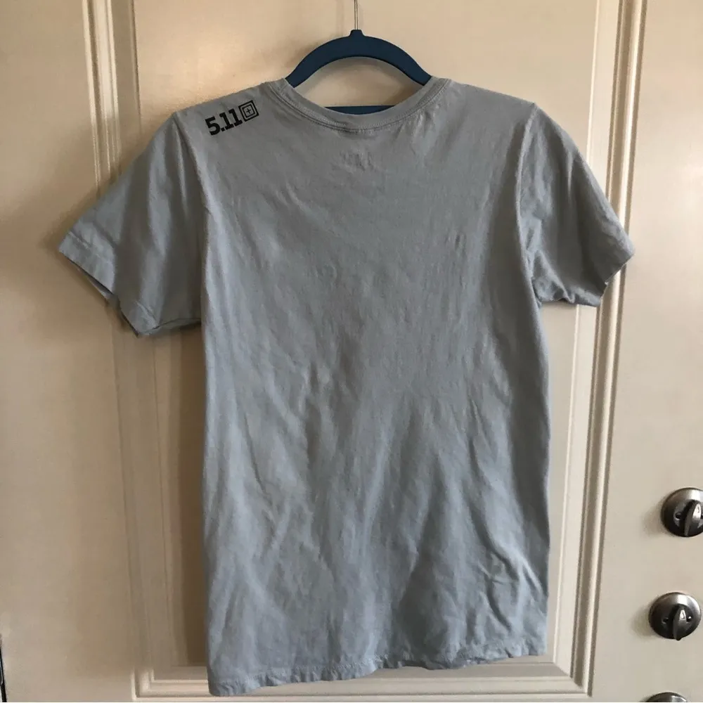 Tactical T-Shirt Top Small Womens Light Blue - Image 3