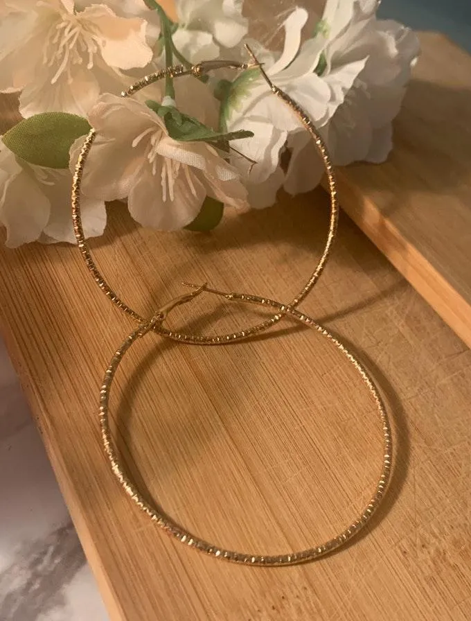 Gold Hoops - Image 3