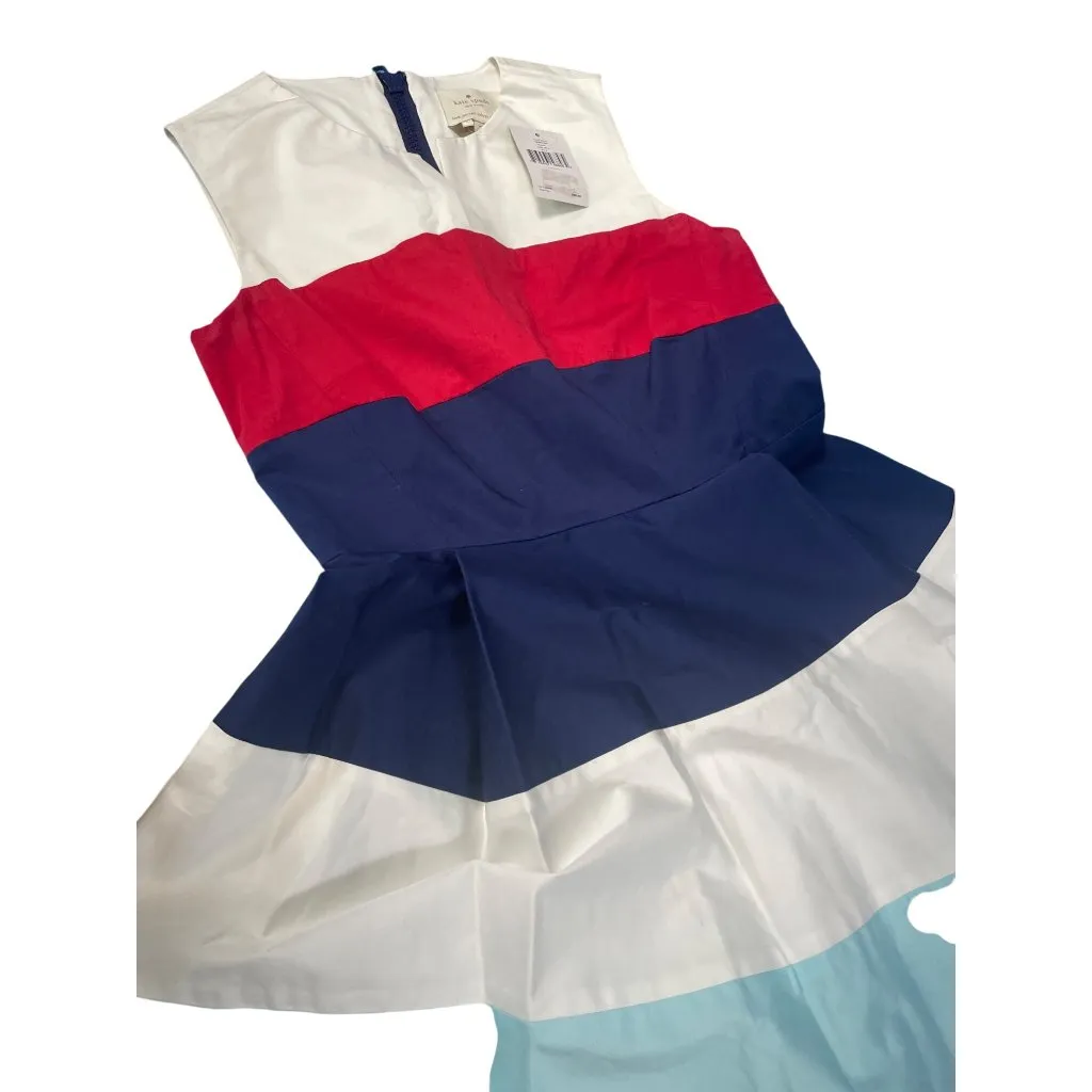 Kate Spade Womens Sleeveless Colorblock Maxi Dress Size 2 SKU 9207 - Image 3