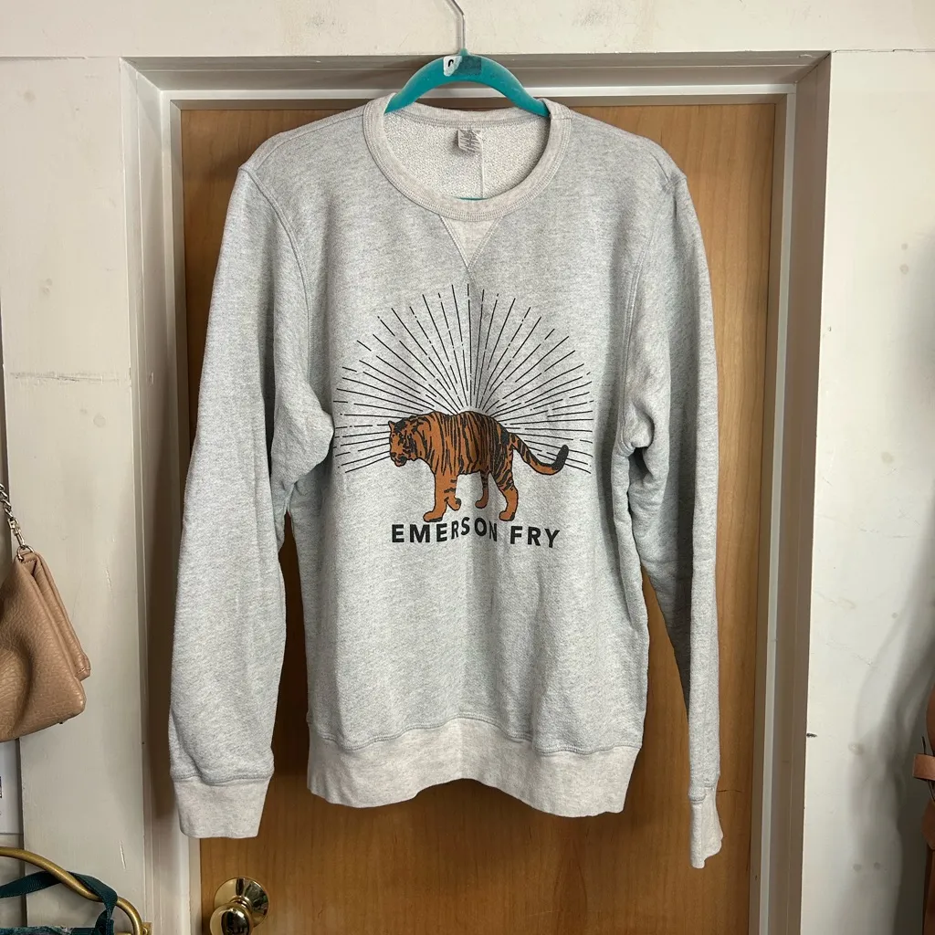 Emerson Fry Grey Tiger Sweatshirt Made in USA - Image 2