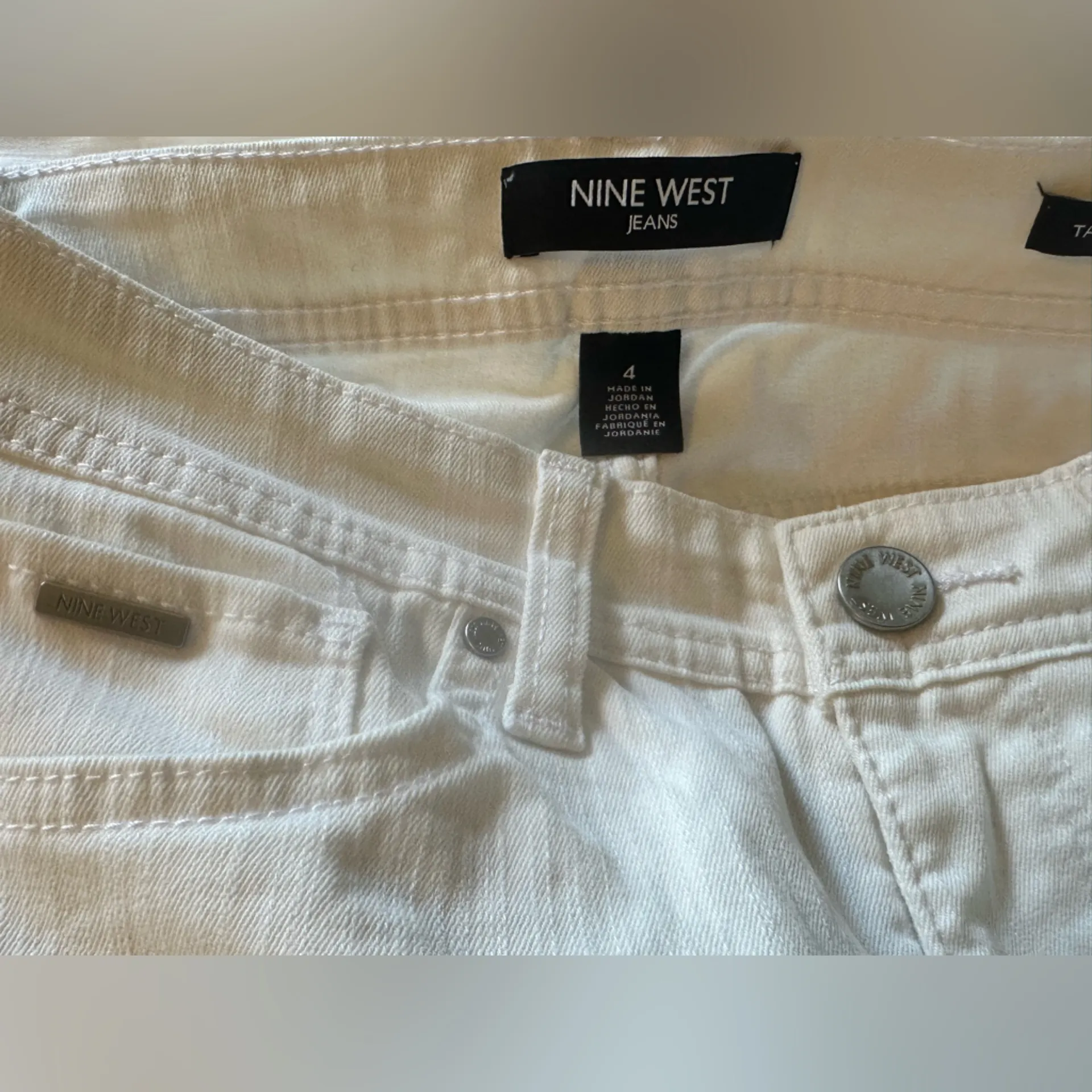 Nine West Cream Flared Pants - Image 9