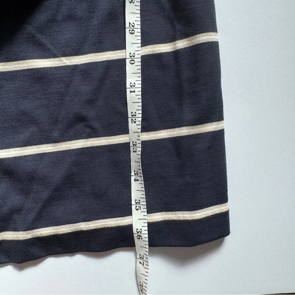 Club Monaco Twansia Stripe Side Tie Dress In White Mu Size X-Small - Image 5