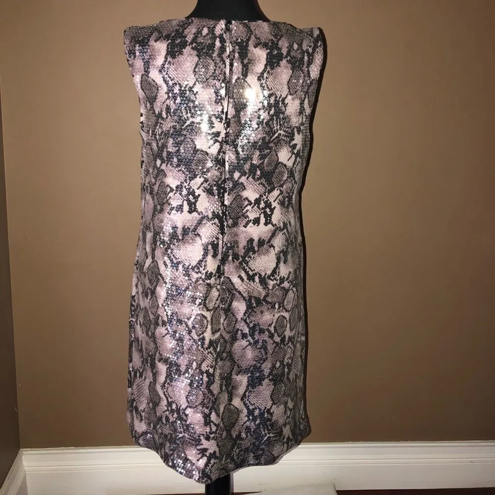 Suzi Chin Embellished Sequins Dress - Image 4