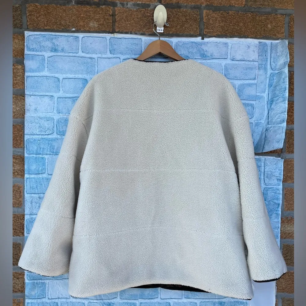 Samsøe Samsøe reversible Naya jacket size medium Brown - Image 11